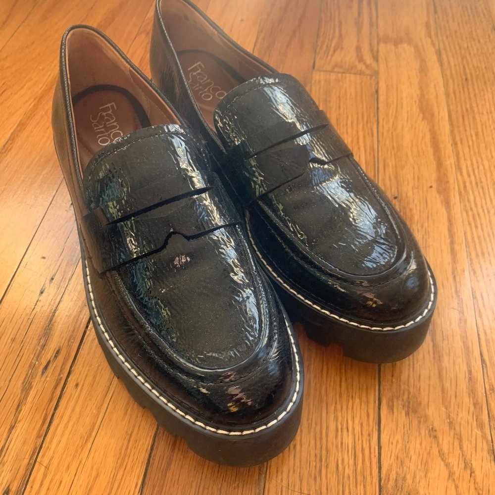 FRANCO SARTO LOAFERS SIZE 8